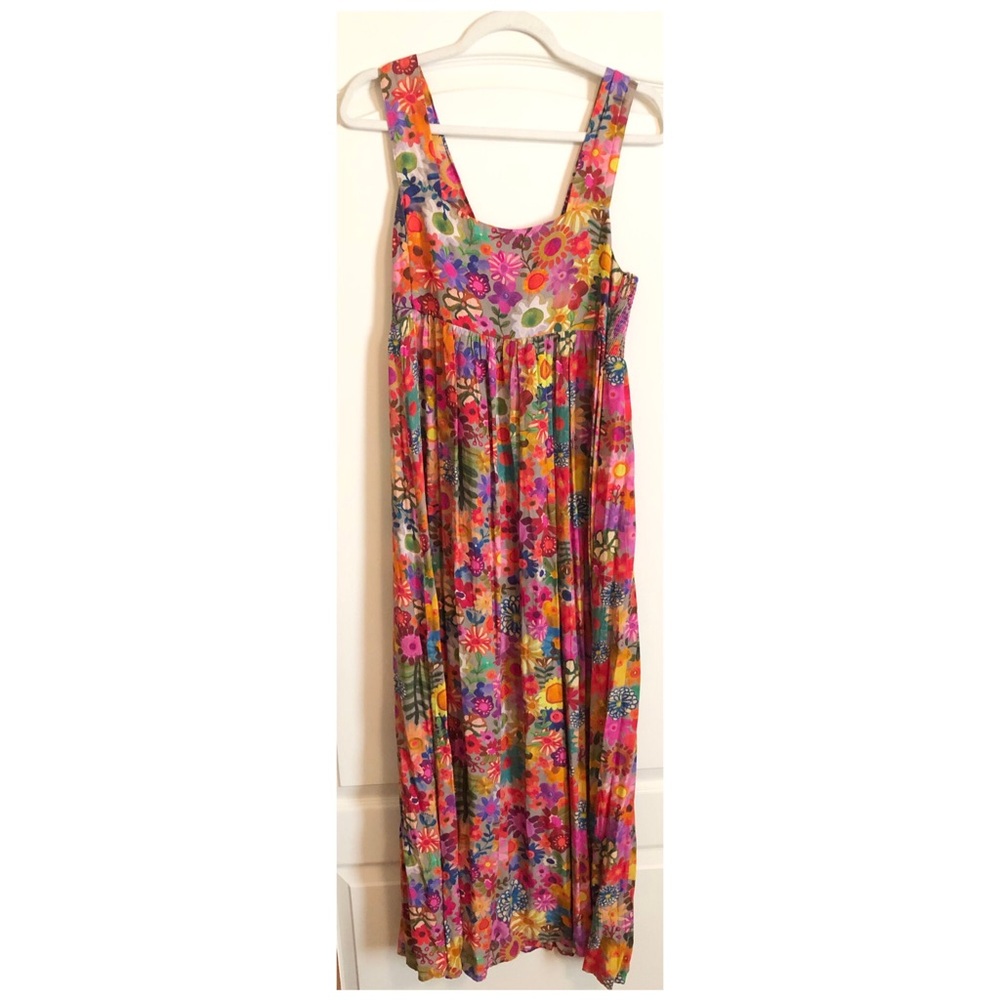 Natural Life Tricia Maxi Dress Floral Colorful Boho - Picture 2 of 7